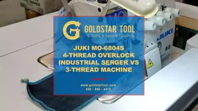 JUKI 4-Thread Overlock Industrial Serger vs 3-Thread Machine -Goldstartool.com
